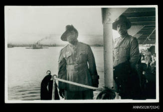 Customs officer on board SS PROTEA in Port Said