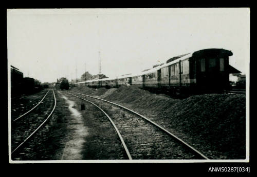 Our train to Italy, November 1948