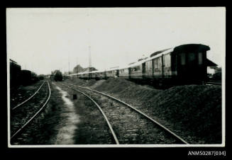 Our train to Italy, November 1948