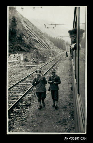 Border guards in Italy, November 1948