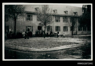 Displaced persons camp in Ludwigsburg, West Germany, just before leaving for Australia