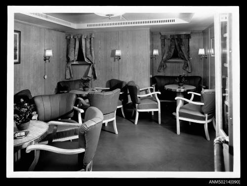 Lounge area of ship