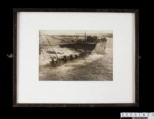 SS CUMBERLAND sinking off Gabo Island