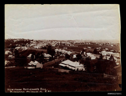 View from Rutledge's Hill, Paddington