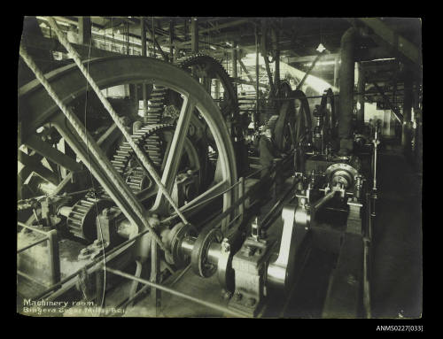 Machinery room, Bingera sugar mills