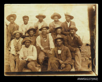 Group of men, Boer War