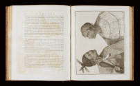 Page 98, with Plate XIX opposite titled, 'A New Zealand Warrior, & his Wife, in the Dress &c, o…