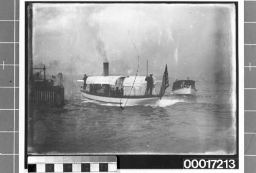 US pinnace in Sydney Harbour