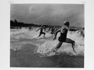 Surf race start, 1940s
