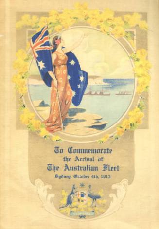 'To Commemorate the Arrival of the Australian Fleet Sydney, October 4th, 1913'