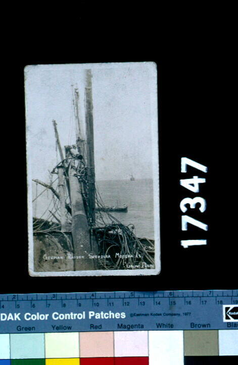 Wrecked German raider SEEADLER